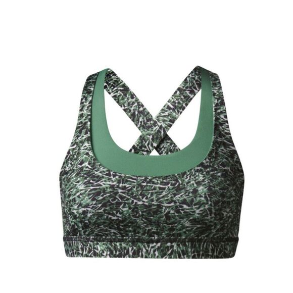 Lululemon Stuff Your Bra Mini Ripple Desert Olive Fatigue Green Size 2 W2CGSS - Picture 2 of 10